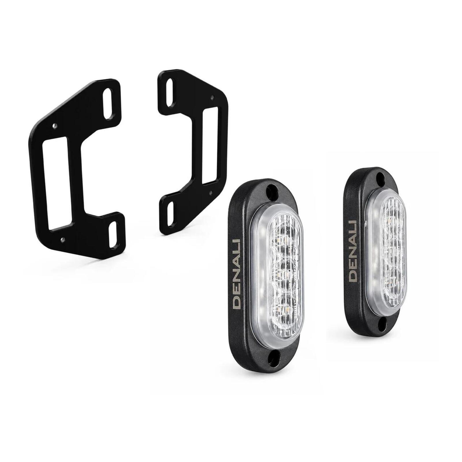 Denali Smart Turn Signal DRL Pods w/ LP Mount - Rear - Image 1