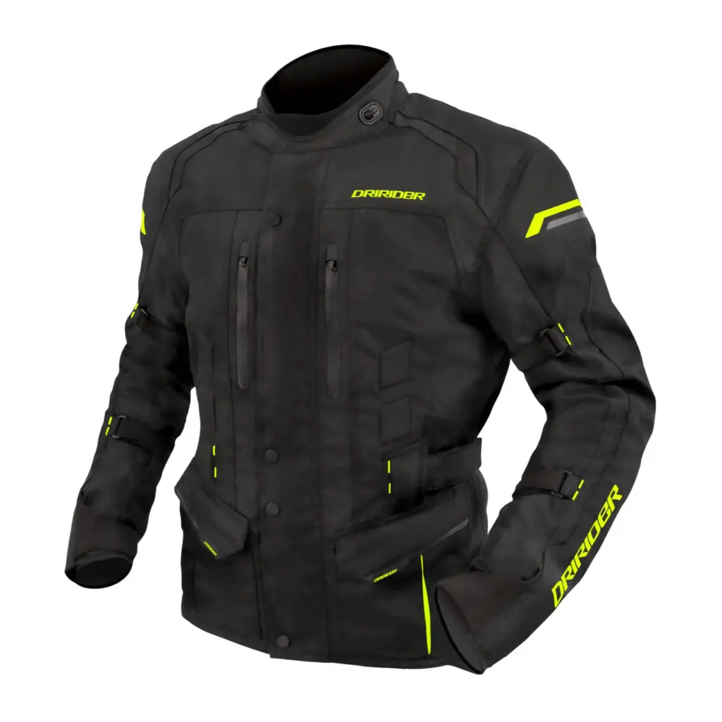 Dririder Compass 4 Road Jacket Black/Hi-Vis