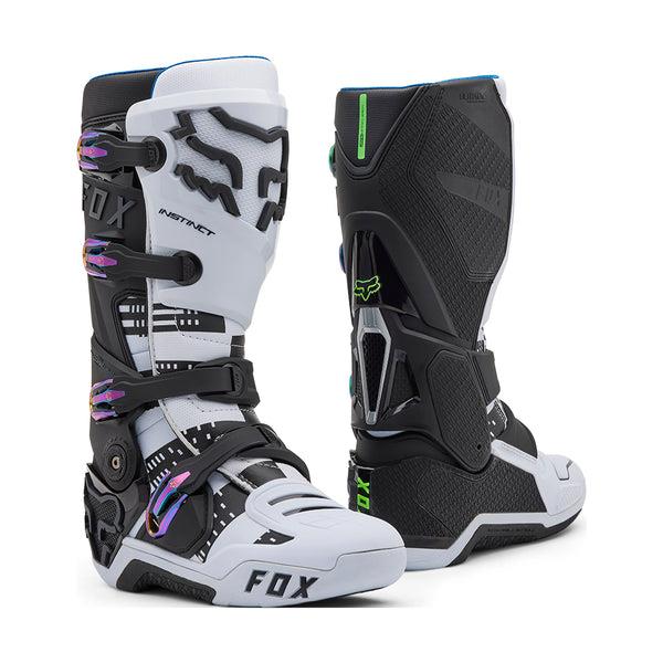 Fox Instinct 50th LE Motocross Boots Black/White - Image 2