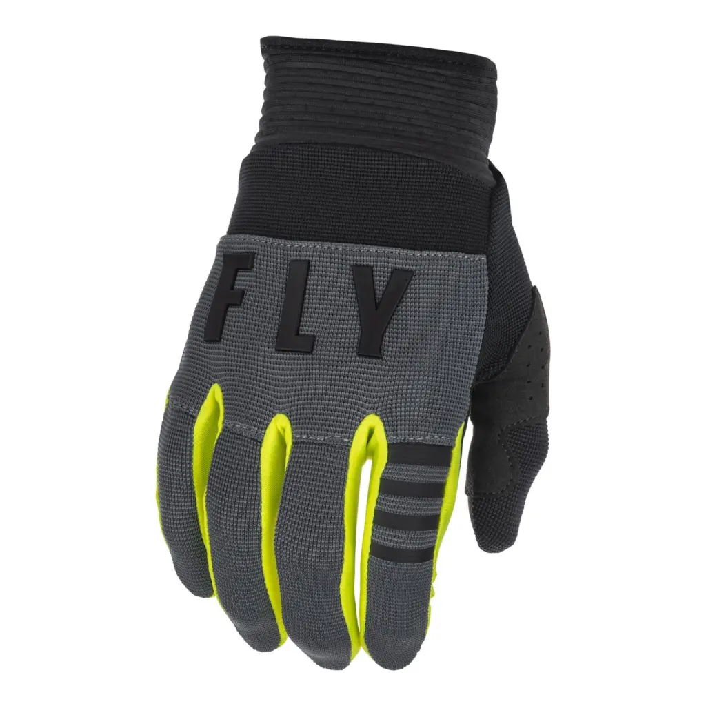 Fly F-16 Motocross Gloves Youth Grey/ Black/ Hi-Vis