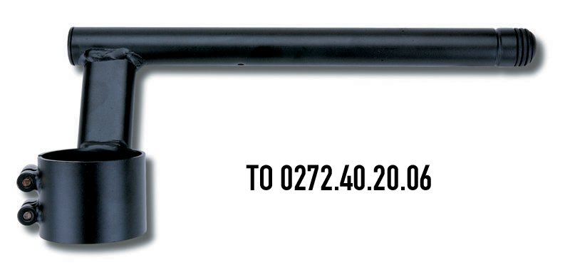 PAIR HANDLEBARS WITH DIA. 37mm CLAMPS RISE OF 30mm  NLA - Image 2