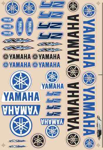 Decals Sheet Yamaha  YZF - Image 1