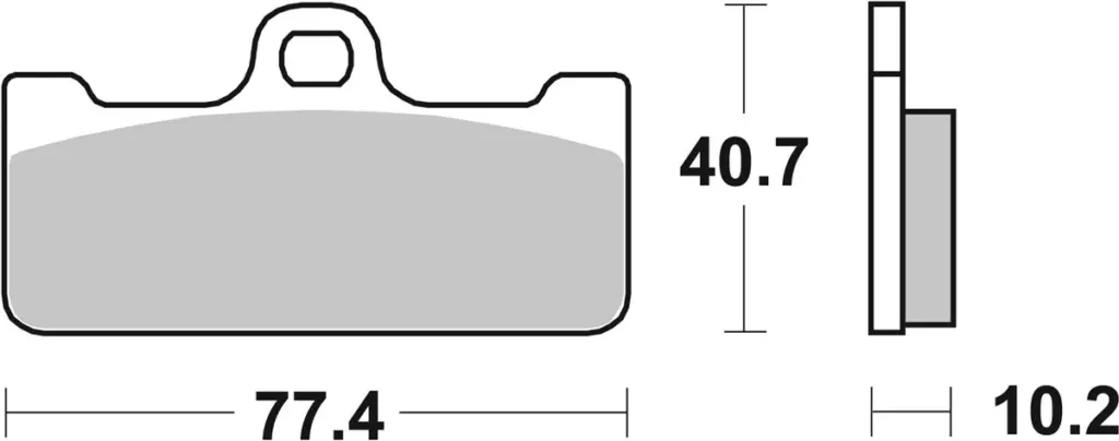 SBS 711DC Front Race Brake Pads