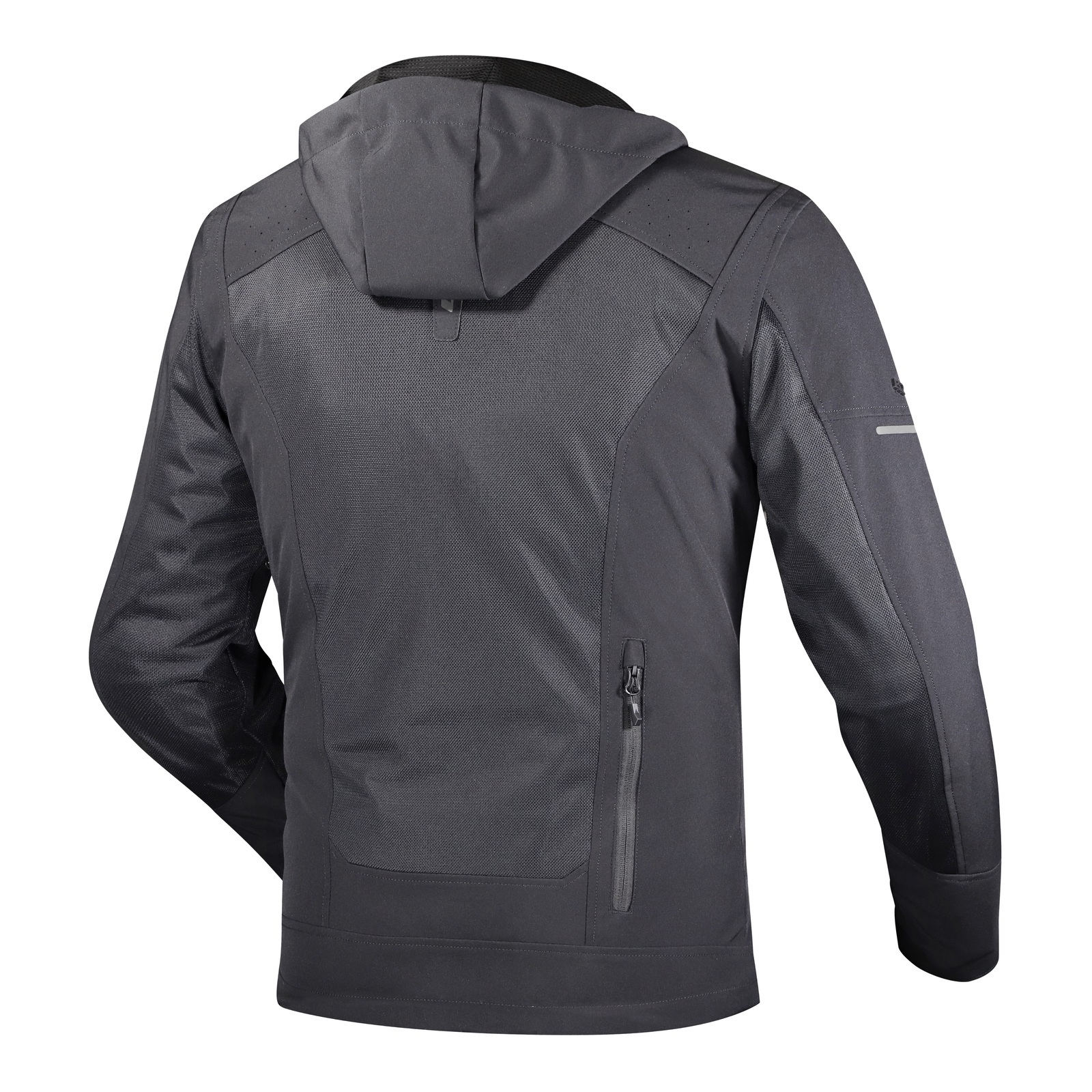 LS2 Bolton Air Road Jacket Black - Image 2