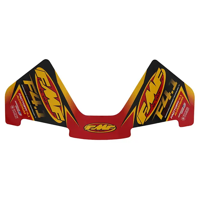 4.1 RCT Muffler Sticker Set FMF Aluminium []