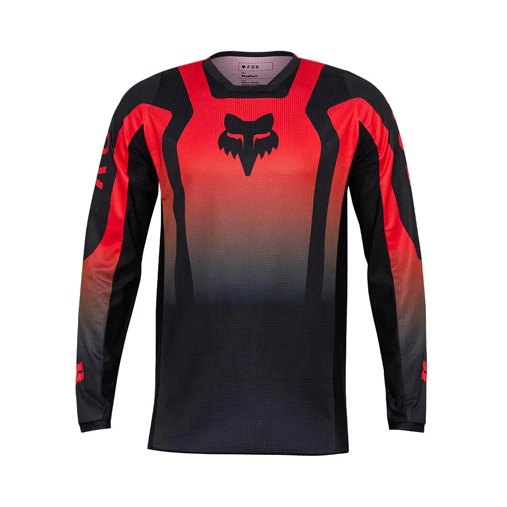 Fox 180 Lean Motocross Jersey Flo Red