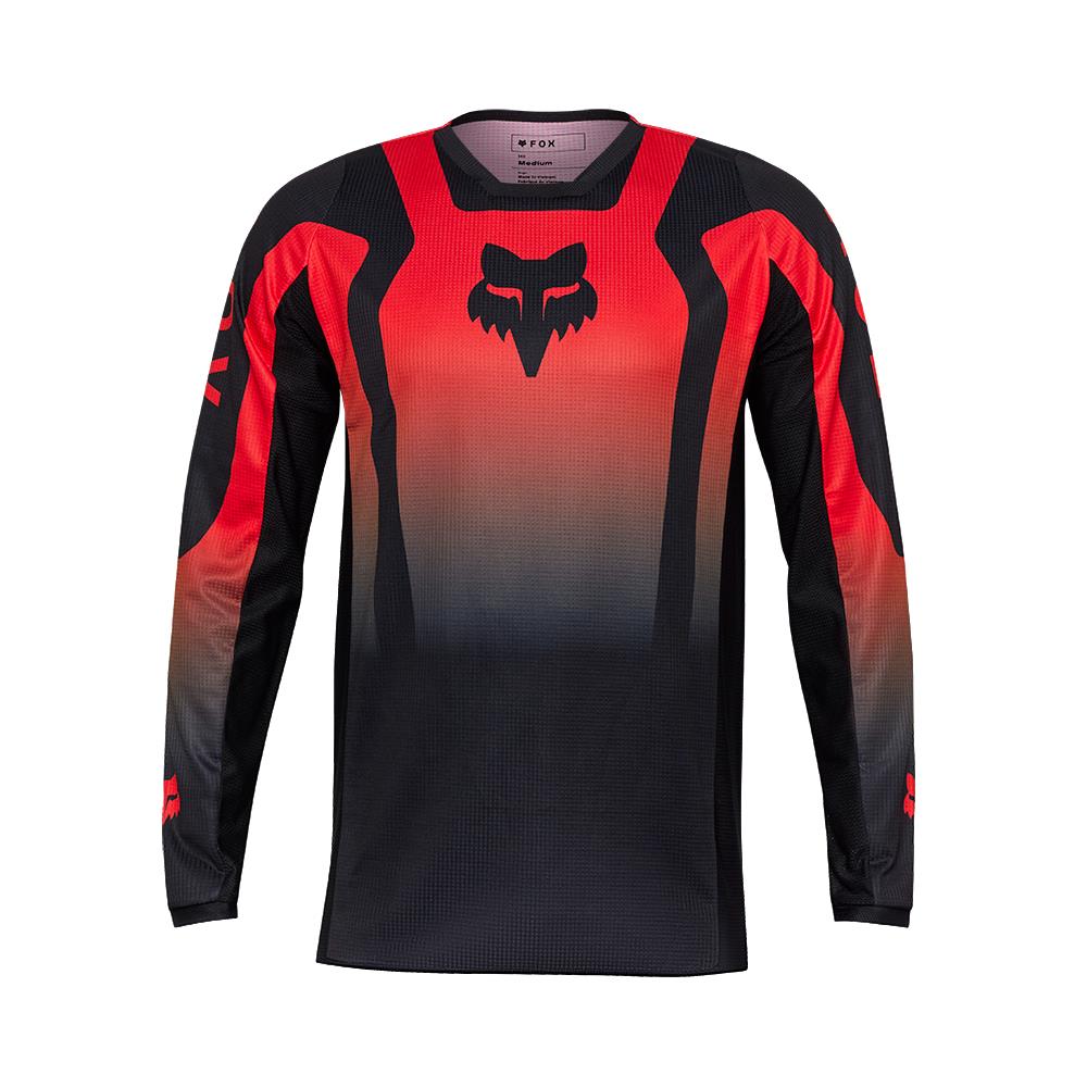Fox 180 Lean Motocross Jersey Flo Red - Image 1