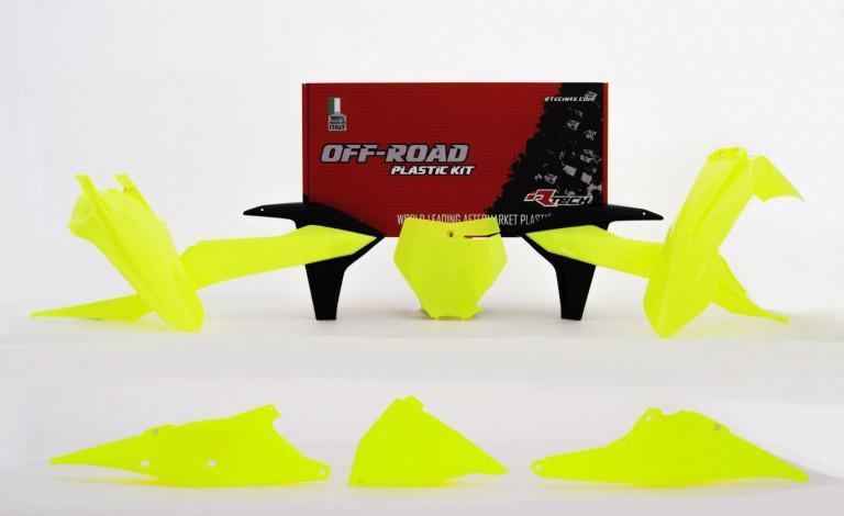 PLASTICS KIT RTECH {INCLUDES FRONT & REAR FENDERS, RADIATOR SHROUDS, SIDEPANELS AIRBOX COVERS} - Image 1