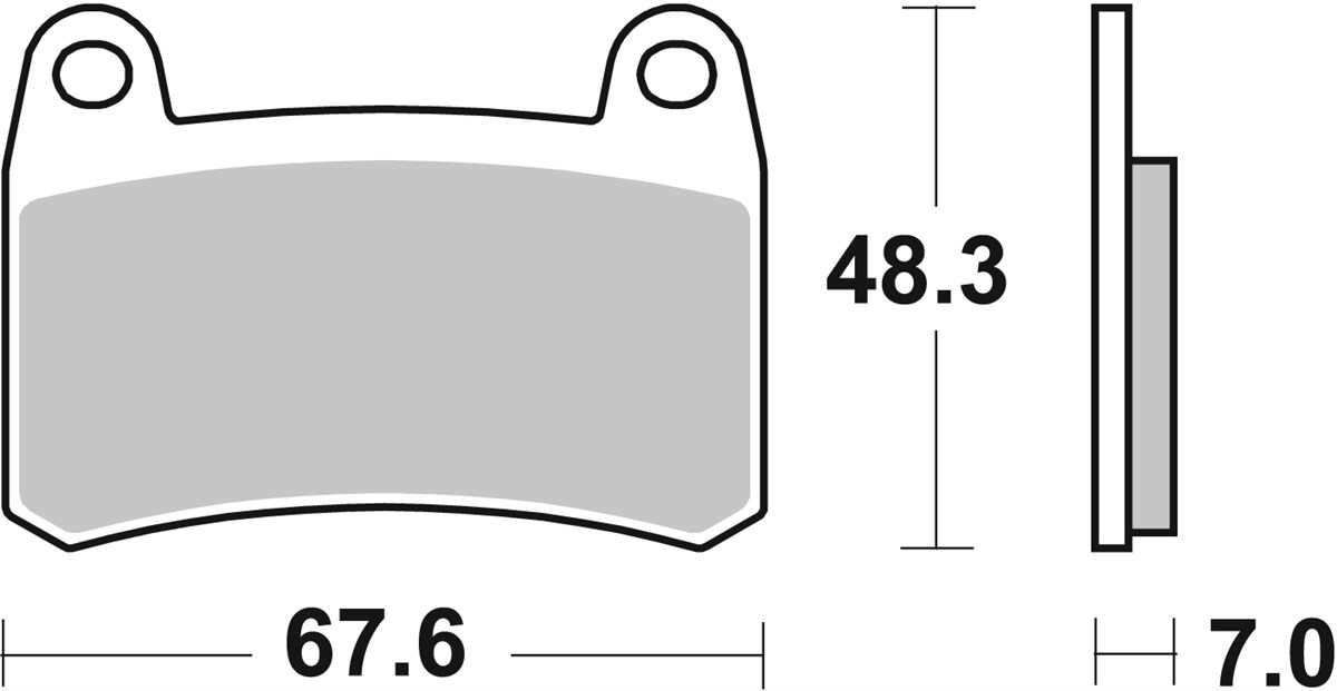 SBS 933HS Front Brake Pads - Image 1