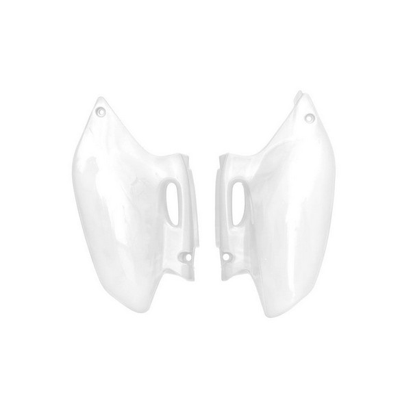 SIDEPANELS RTECH MADE IN ITALY YAMAHA YZ250F 01-02 YZ400F YZ426F WR250F WR400F WR426F 98-02  WHITE - Image 1