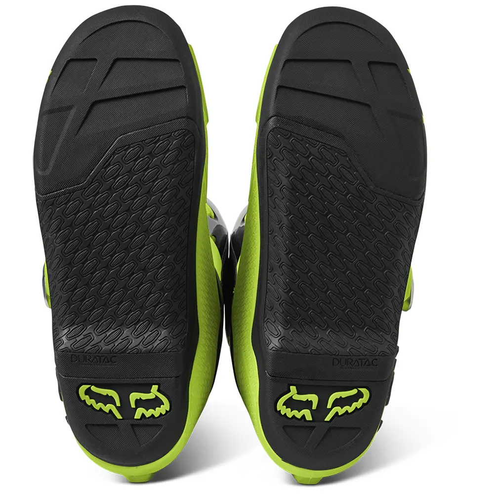 Fox Motion Motocross Boots Flo Yellow