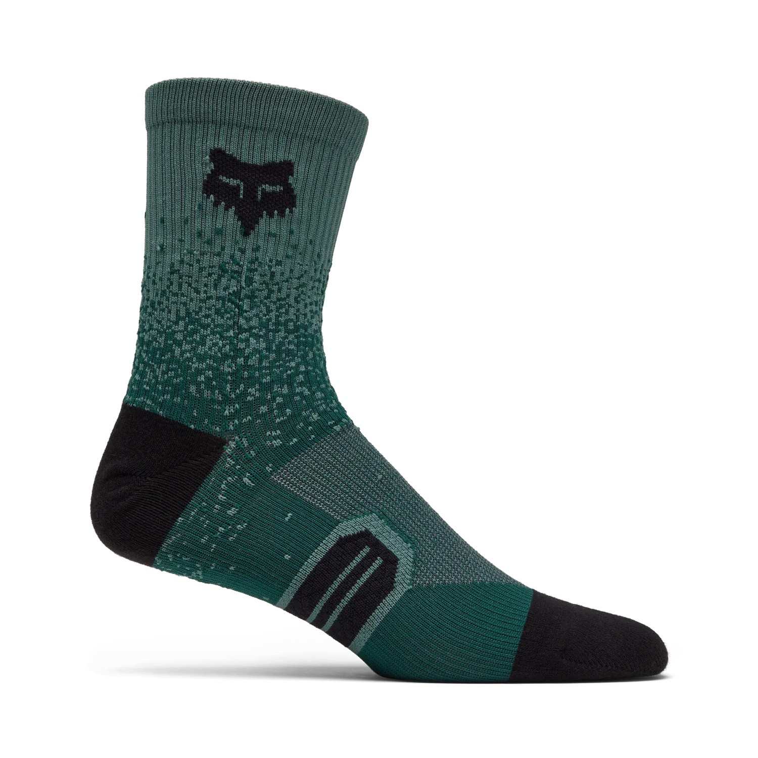 Fox 6" Ranger Sock Fade Ivy Green - Image 1