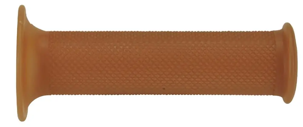 CAFE RACER GRIPS NATURAL BROWN CLOSED END
