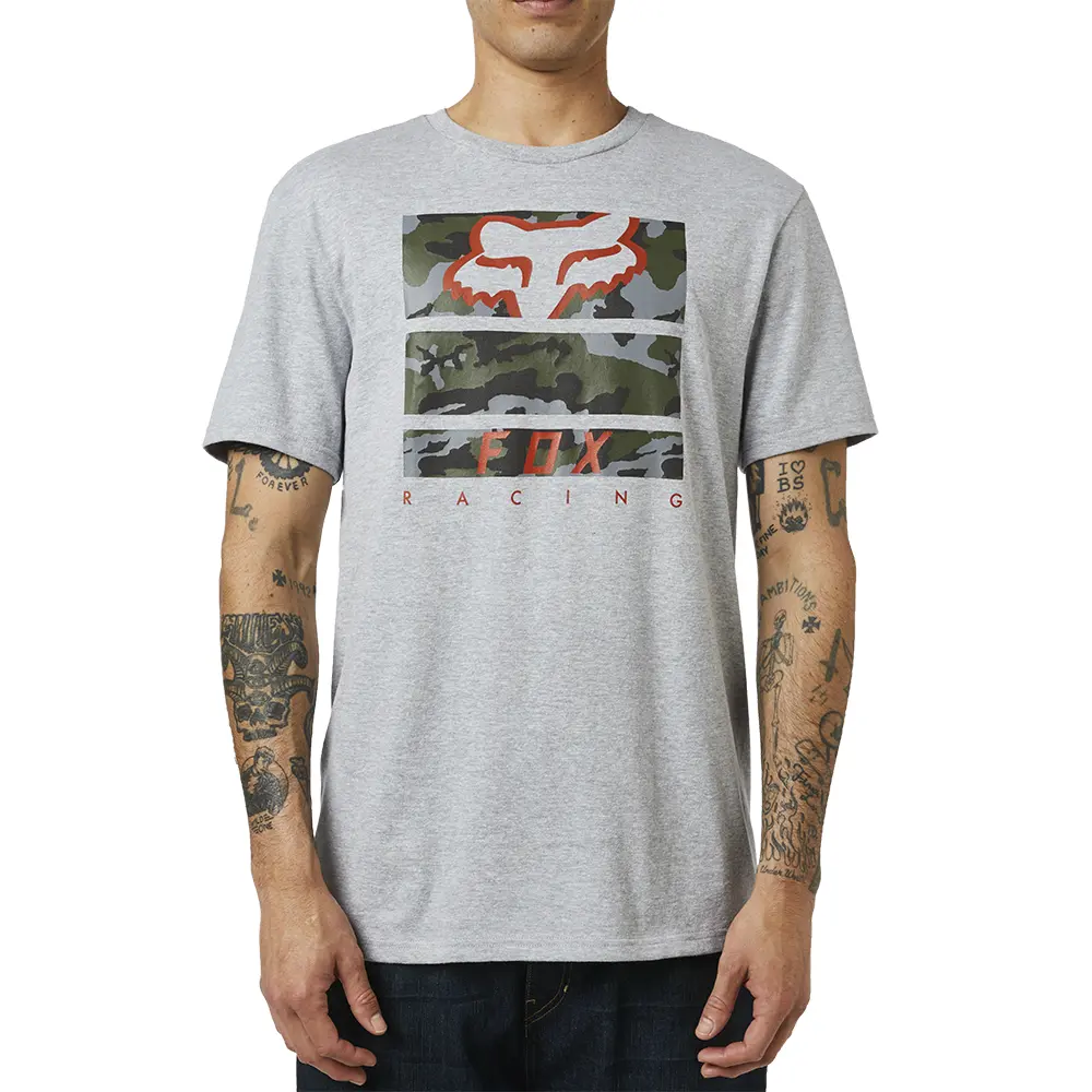 PICKUP SS TEE [LIGHT HEATHER GREY] L