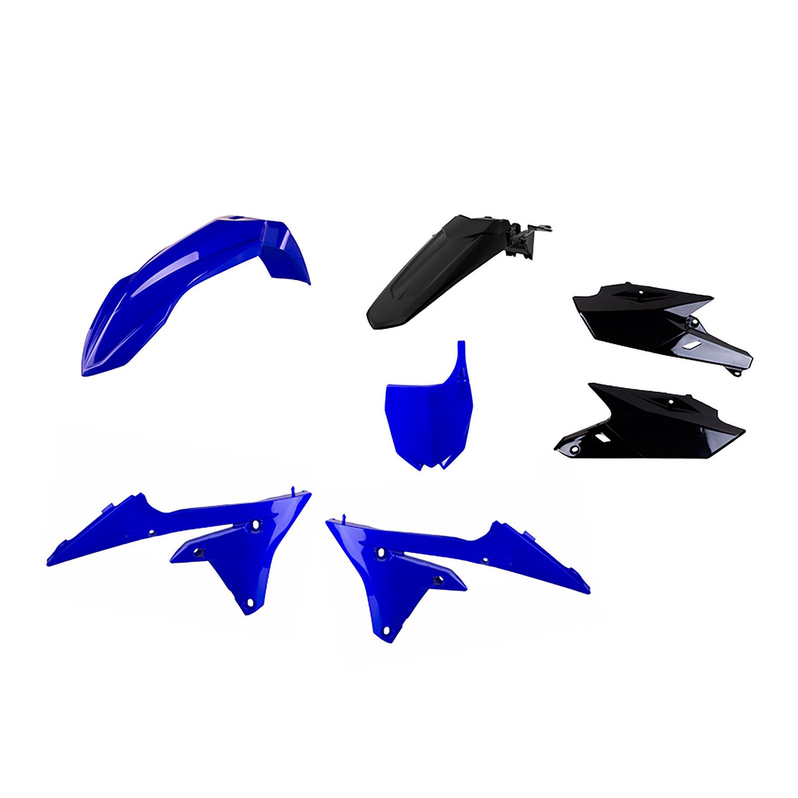 POLISPORT KIT YAM YZ250F 14-18 YZ450F 14-17 BLUE/BLACK - Image 1