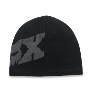 Fox Head X Jacquard Beanie Black - Image 2