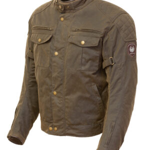Merlin Barton Wax Cotton Road Jacket Brown - Image 5