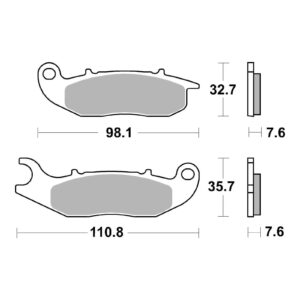 Brembo Brake Pad - Carbon Ceramic - Image 3