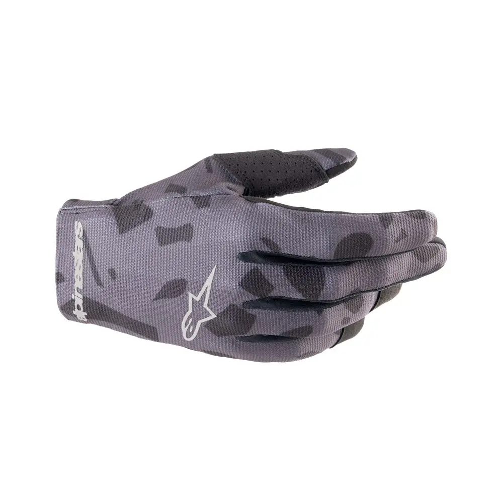 Alpinestars Radar Motocross Gloves Youth Magnet Silver