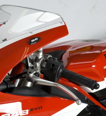 Mirror Blanking Plates R & G Racing Ducati 848/1098/1198 - Image 1