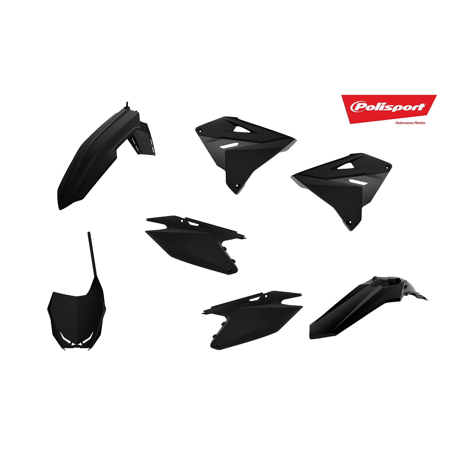 POLISPORT MX RESTYLING KIT SUZ RM125/250 01-08 - BLK - Image 1