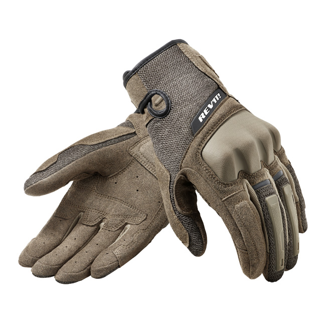 Rev'It Volcano Sand/Black Adventure Gloves - Image 1