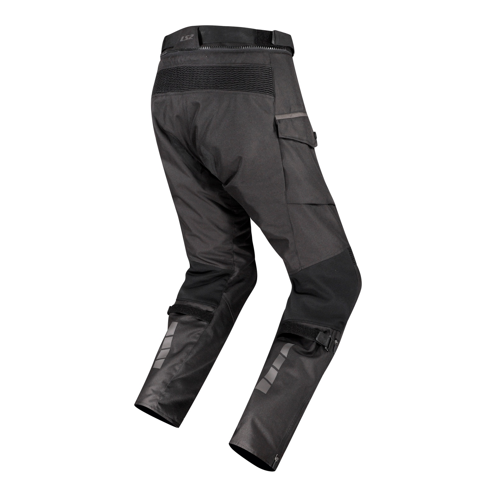 LS2 Travel Road Pants Ladies Black/Dark Grey - Image 2