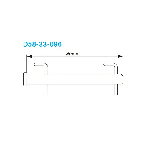 #DRC SS BRAKE PIN SET INC CLIP