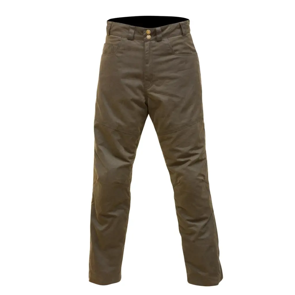 Merlin Hulm Wax Cotton Road Pants Brown
