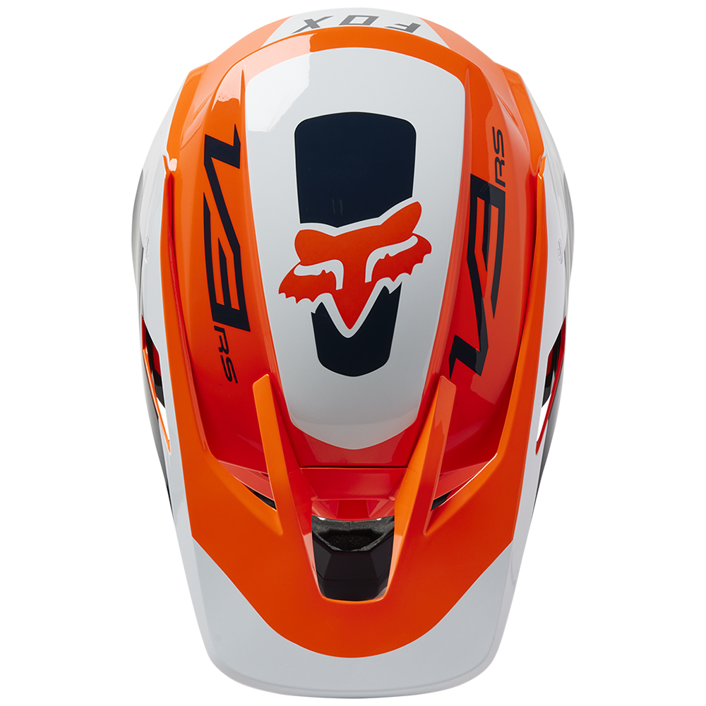 Fox V3 RS Efekt MIPS ECE Motocross Helmet Flo Orange - Image 4