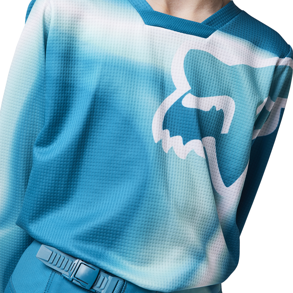 Fox 180 Toxsyk Motocross Jerest Girls Youth Maui Blue - Image 5