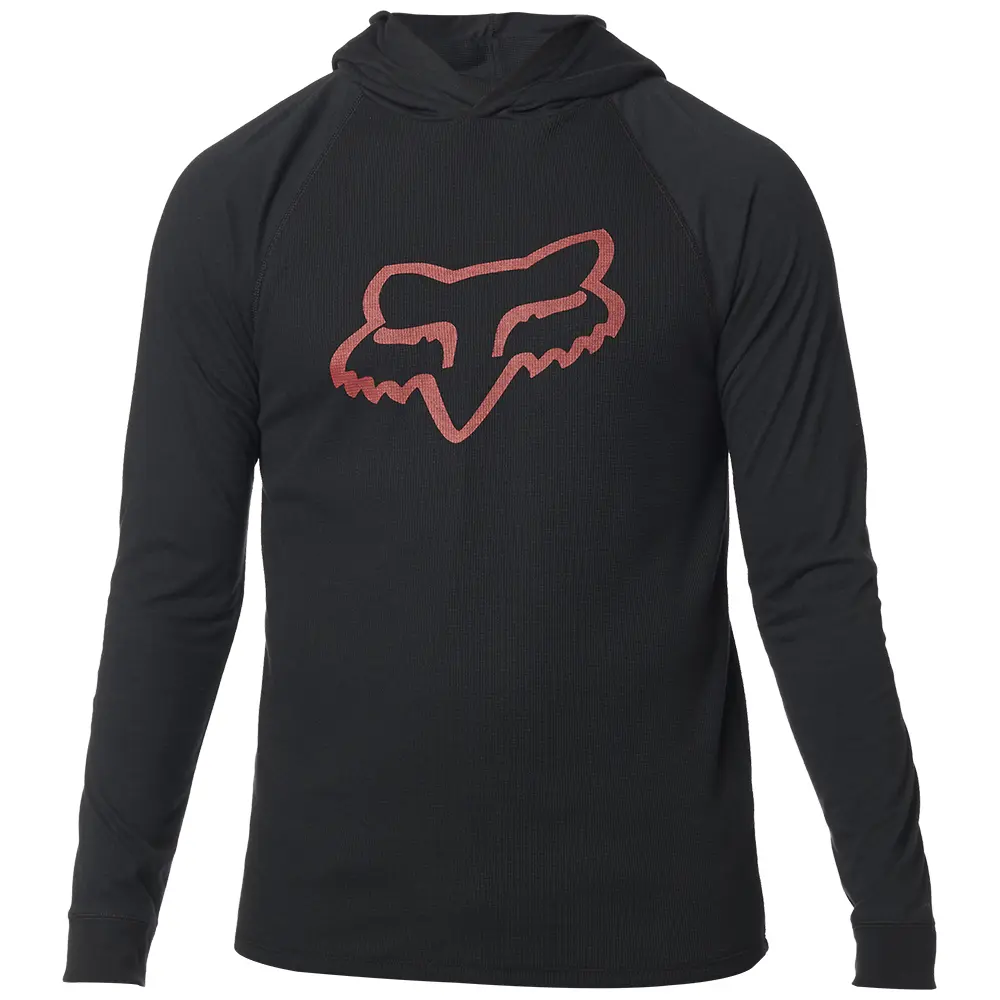 Hoodie Fox Subzcribe Knit Black