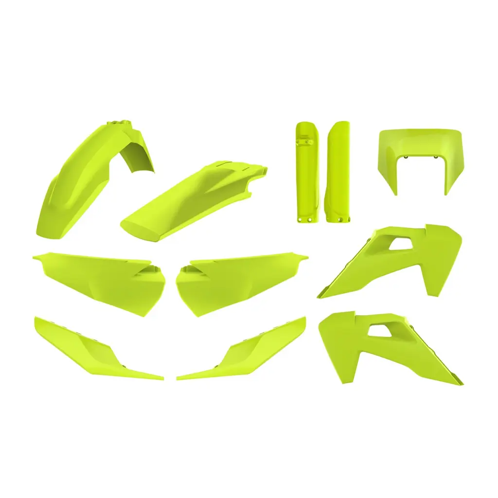 POLISPORT ENDURO KIT HUSQ TE/FE 20-21 FLO YELLOW