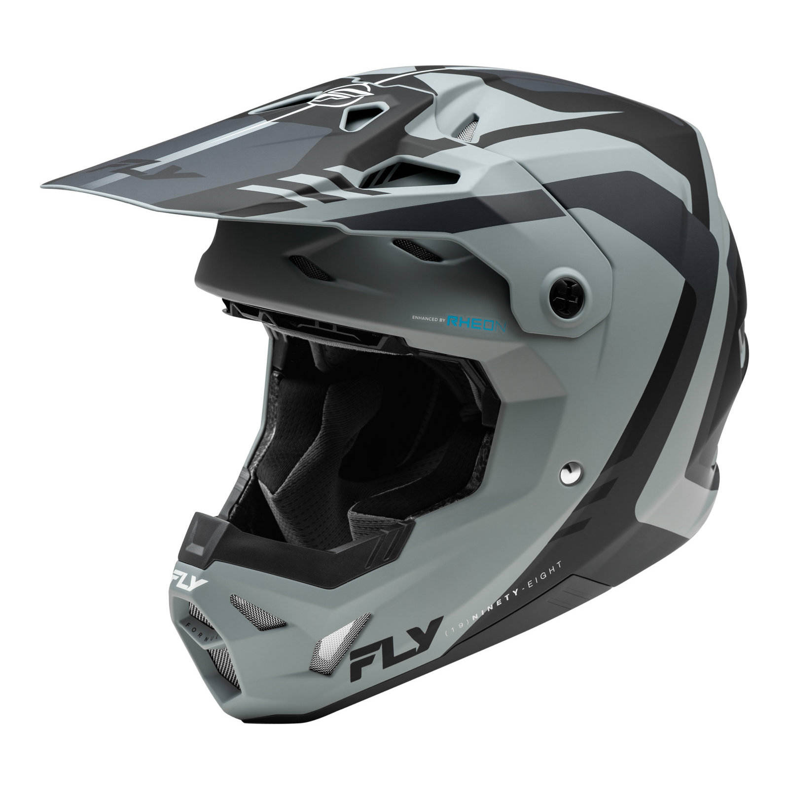 FLY Racing Formula CP Krypton Motocross Helmet Matte Grey / Black - Image 1