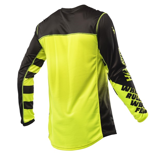 Fasthouse Grindhouse Riot Motocross Jersey Black/Hi Viz - Image 2