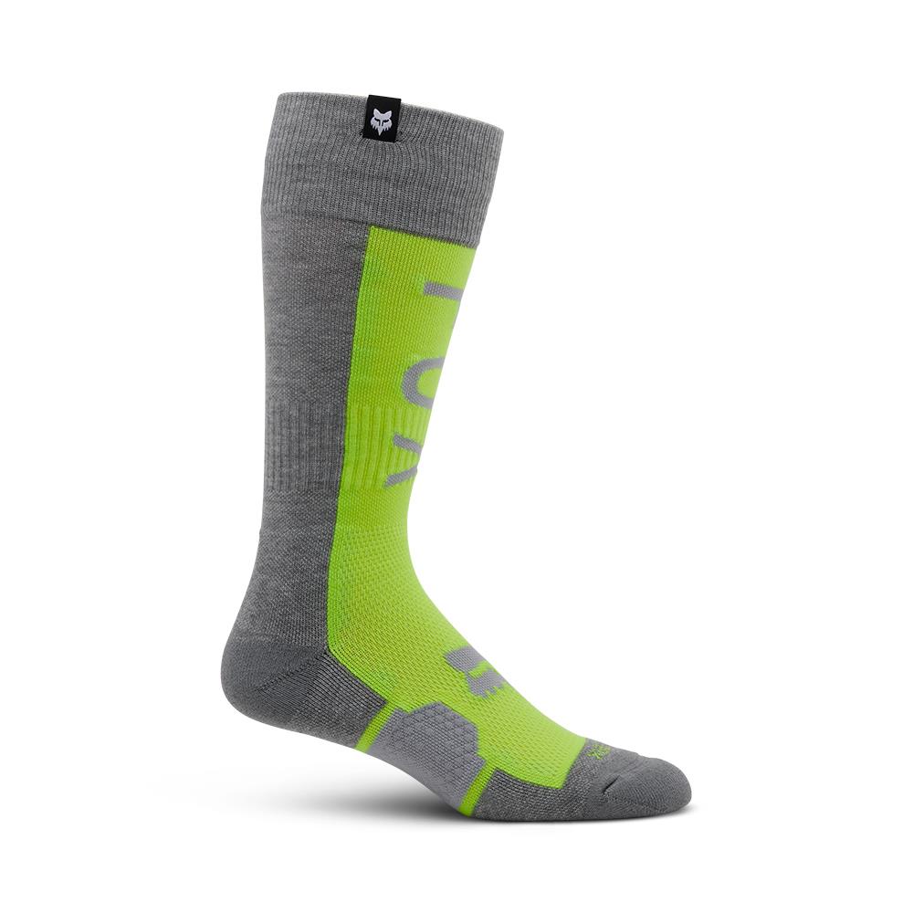Fox 360 Divider Socks Grey/Yellow - Image 1