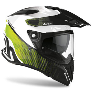 Airoh Commander Progress Lime Gloss Adventure Helmet - Image 2
