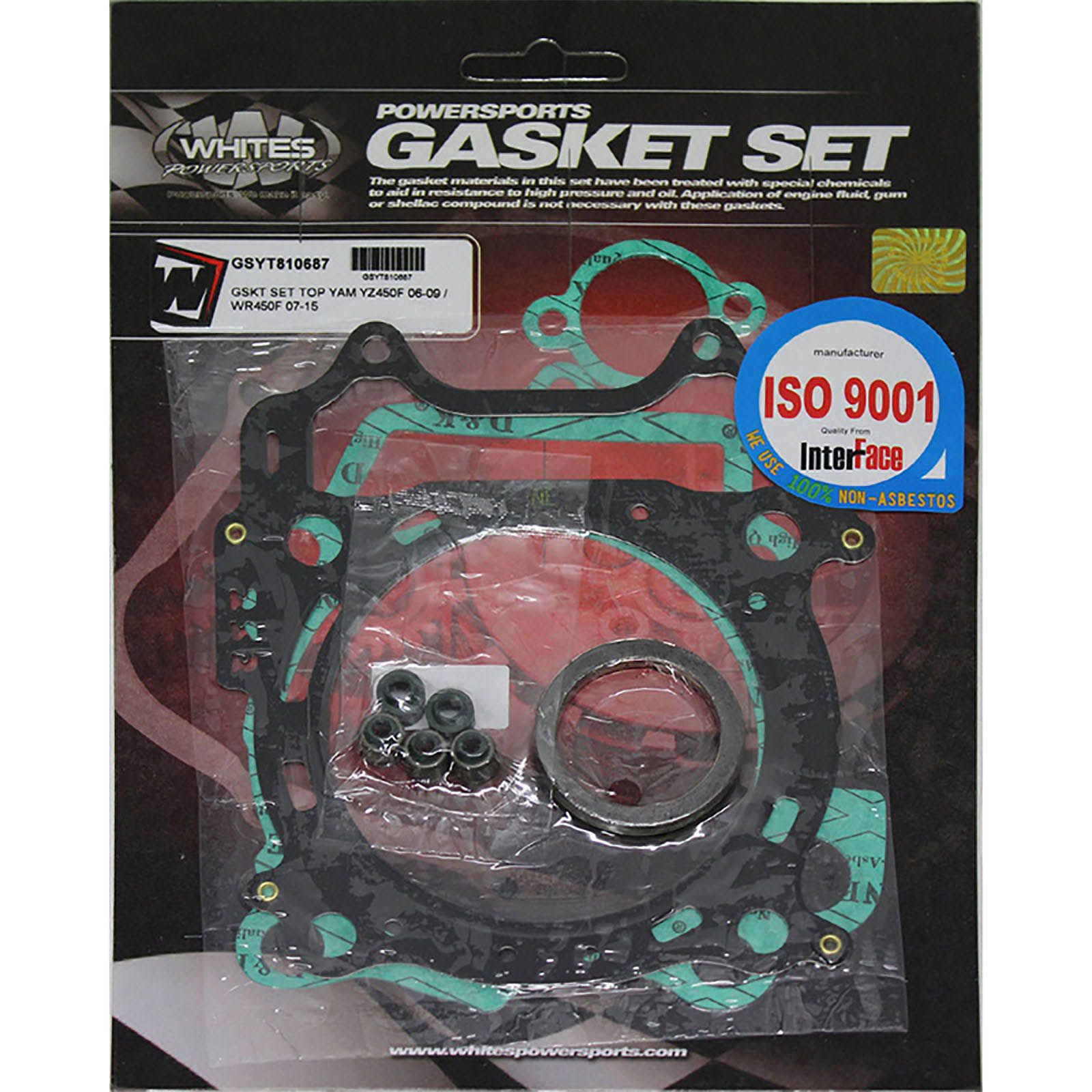 WHITES GASKET SET TOP YAM YZ450F 06-09 / WR450F 07-15 - Image 1