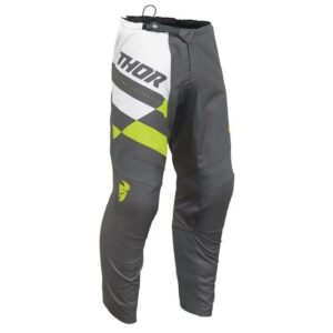 Thor Sector Checker Motocross Pants Youth Grey/Acid - Image 2
