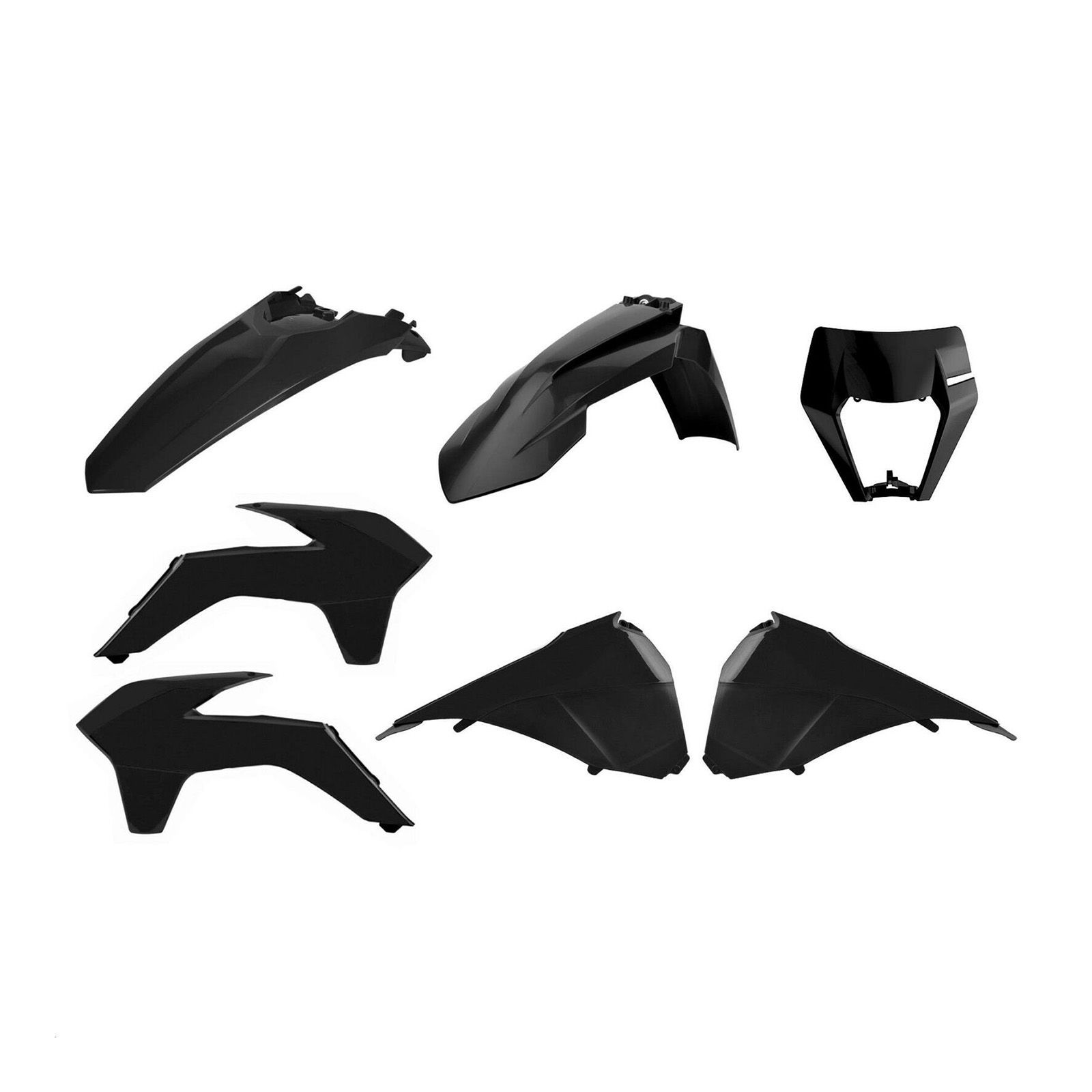 Polisport Enduro Kit EXC/EXC-F/XC-W/XCF-W 14-16 Black - Image 1