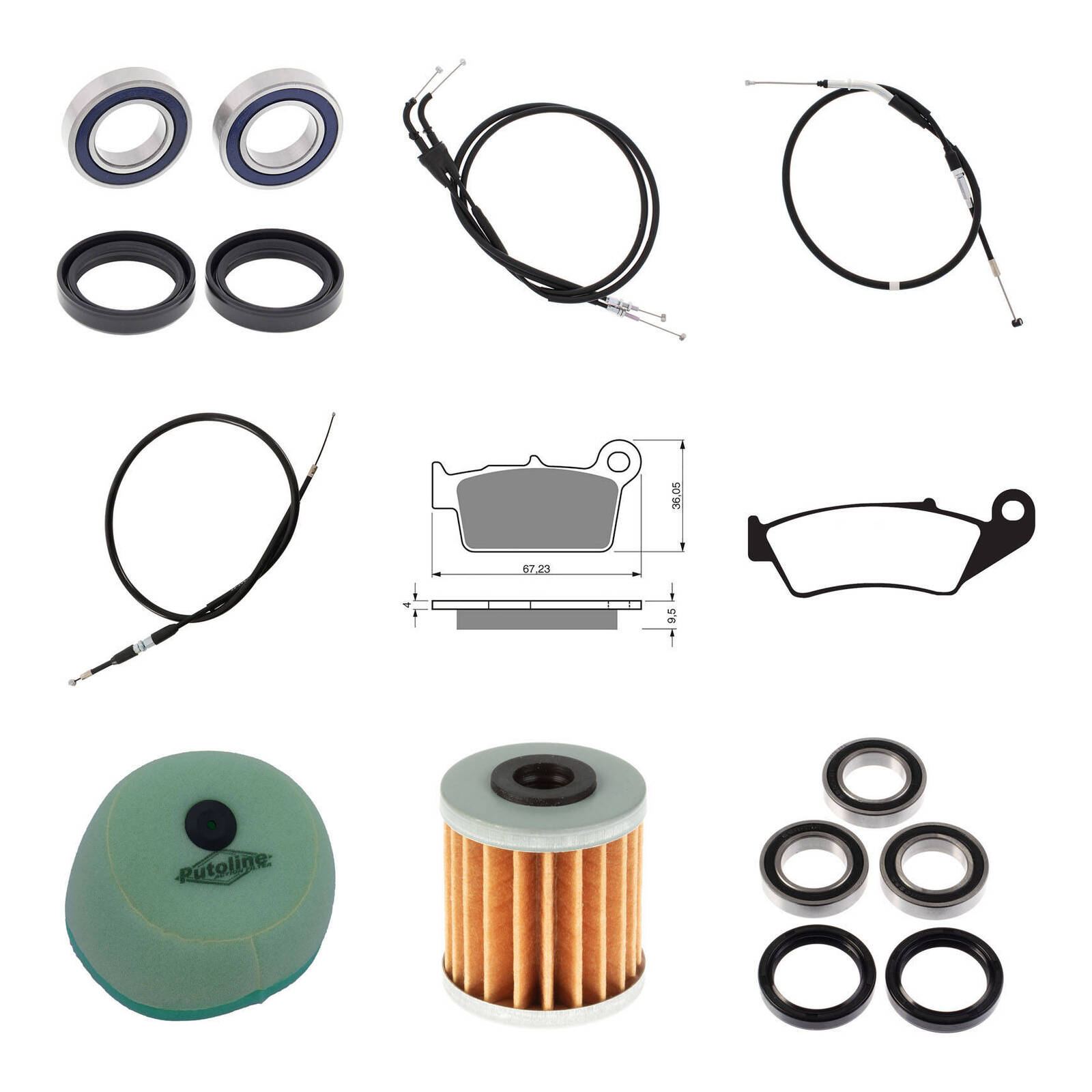 Offroad Refurb Kit - SUZ RMZ450 '06-'07 - Image 1