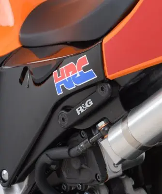 Rear Foot Rest Blanking Plate Pair R & G Racing Honda CBR600RR '13-