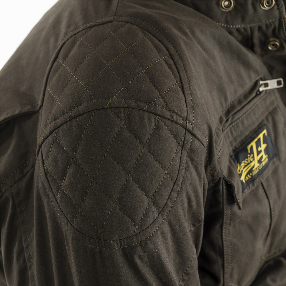 RST CLASSIC IOM TT WAX 3/4 III TEXTILE JACKET [GREEN] 44 L - Image 7