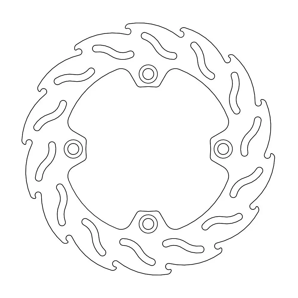 REAR BRAKE ROTOR MOTO MASTER FLAME SUZUKI DR650 96-21