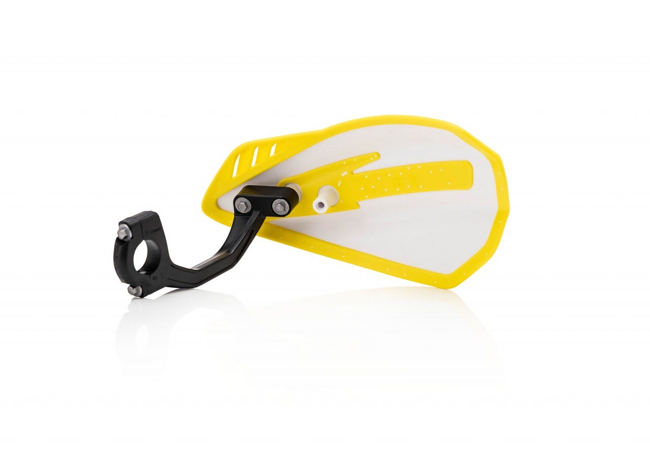 CYCLONE HANDGUARD:WHITE/YELLOW - Image 2