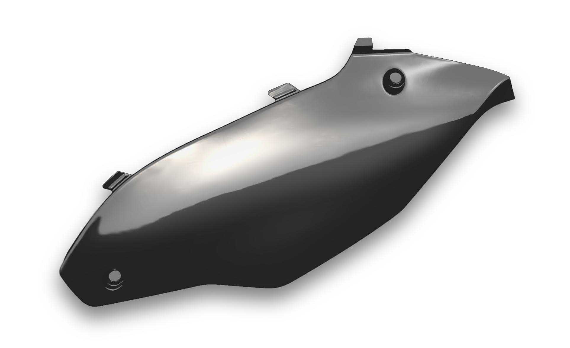 SIDE # PLT KXF 250/450 '13 BLK - Image 1