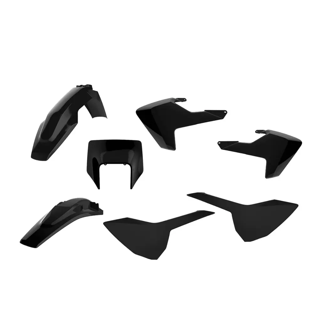 POLISPORT ENDURO KIT W/ MASK HUSQ TE/FE 17-19 BLACK