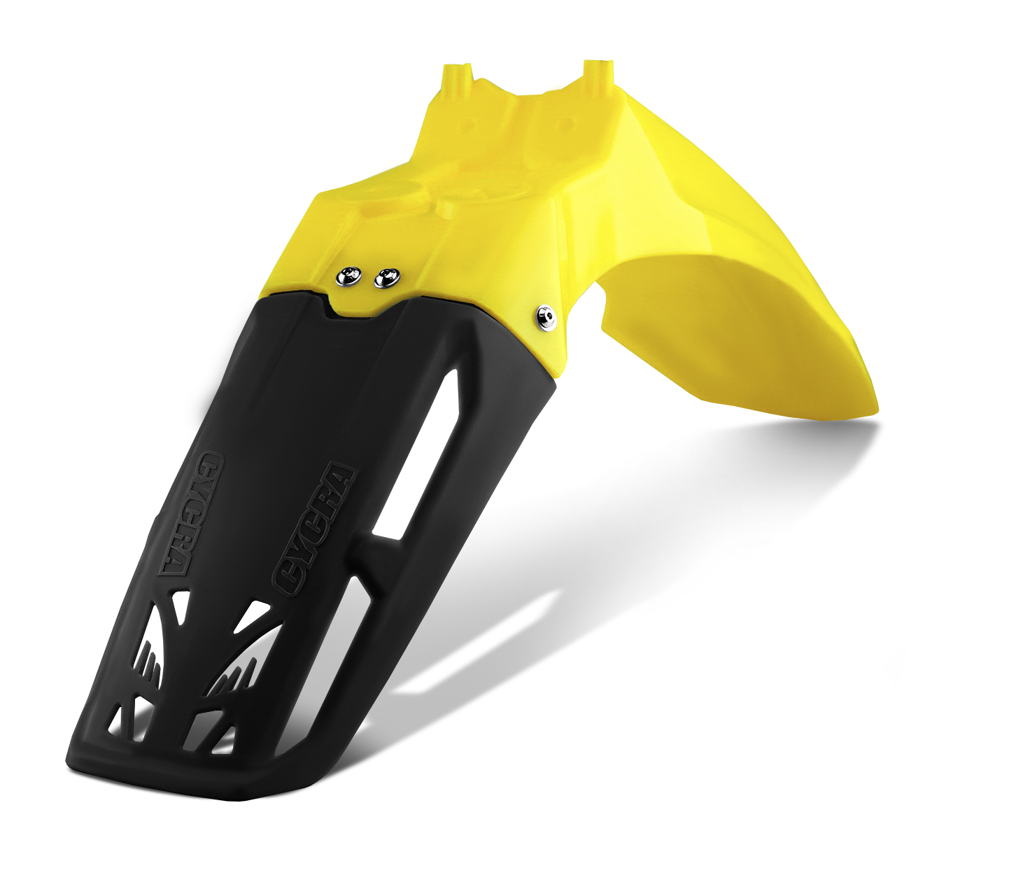 CYCRALITE FRONT FENDER: YELL 10-17 RMZ-250,2008-17 RMZ-450 - Image 2
