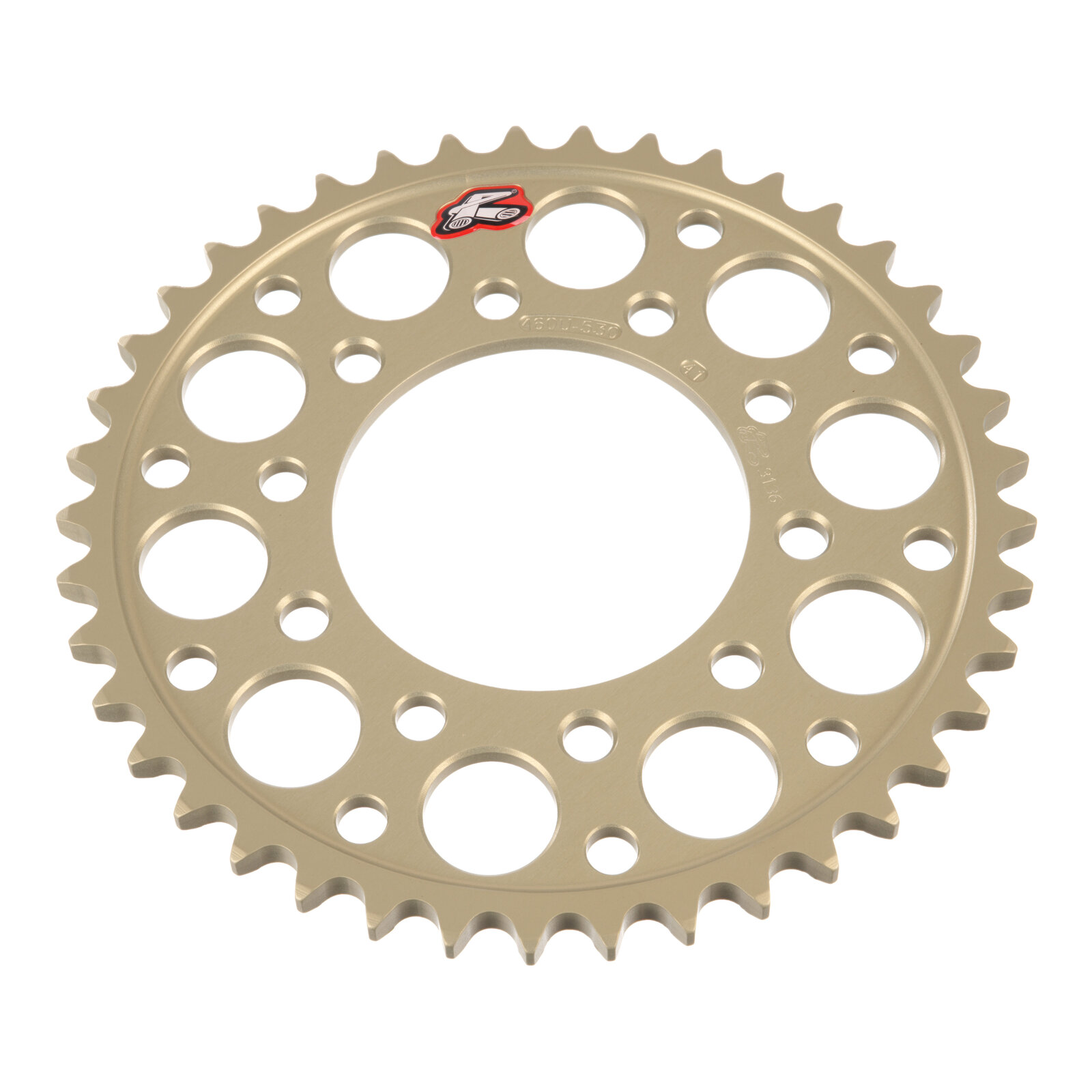 Renthal Sprocket Rear Hard Anodised 41T Grooved - Image 2