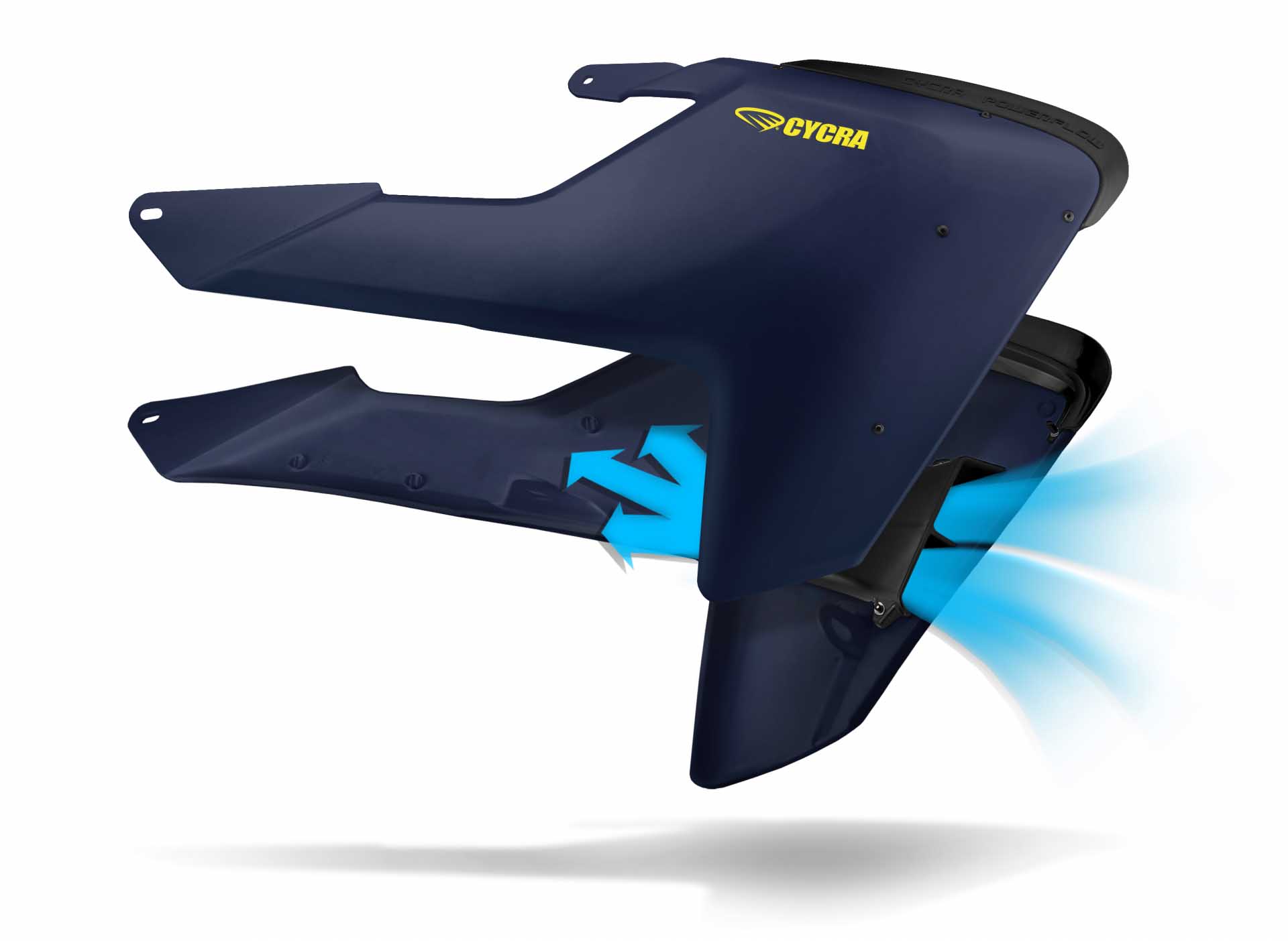 RADIATOR SHROUDS:  HUS BLUE 2016-17 FC,TC,  2017 FE,TE,FX,TX - Image 1